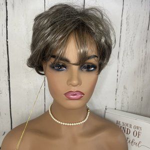 Open Box Jon Renau Playmate Straight | Synthetic Topper - 39 Cookie Creme